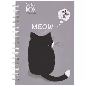 Скетчбук «Meow», 60 листов, А5 — 253673 — 1