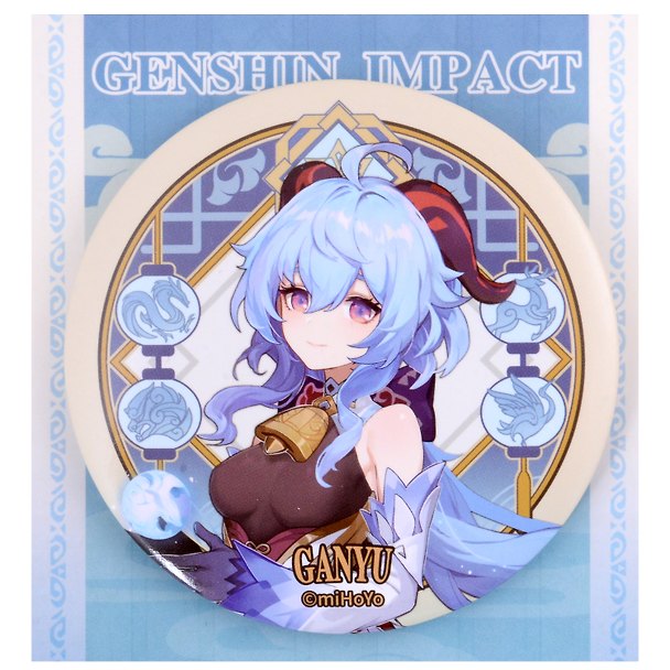 Значок «Genshin Impact. Liyue Harbour Character Can Badge. Ganyu» 2986614 — 1