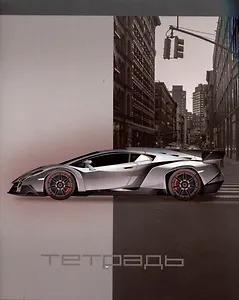 Тетрадь 48л кл. "Скорость города" мел.картон, мат.ВД-лак, многоур.конгрев, выб.УФ-лак, ассорти