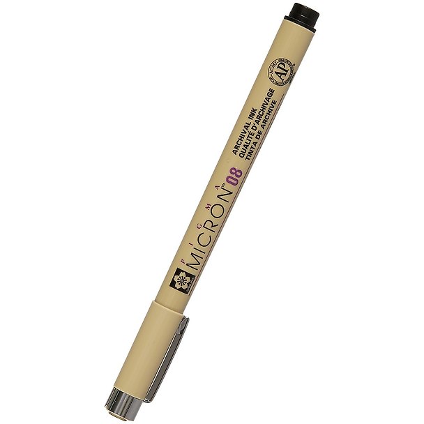 Капиллярная ручка «Pigma Micron», Sakura, 0.50 мм, чёрная 249875 — 1