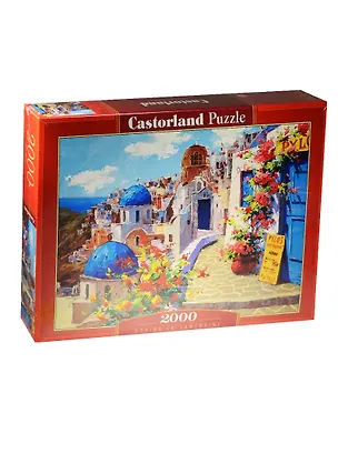 Пазлы 2000 C-200603 Весна в Санторини (92х68см) (Castorland) 2528678