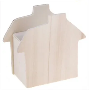 Роспись по дереву Копилка Домик с трубой (593912) (64SD-85424)