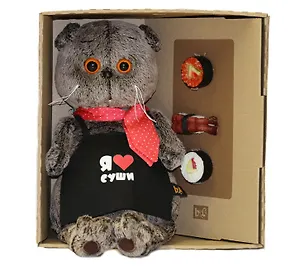 Игрушка мягкая Budi Basa, Басик с мышкой Миленой 25см 2513521