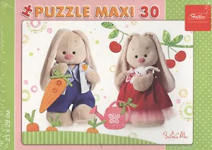 Пазлы maxi 30 элементов А4 Зайка Ми (30П34_11590) (21х29см) (3+) (коробка)
