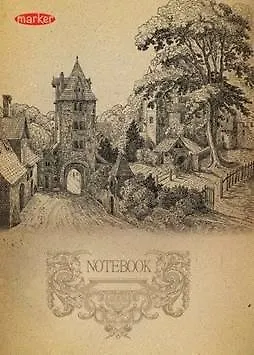 Тетрадь общая «Old book», 120 листов в клетку, А5 - Marker Arte 316938 — 1