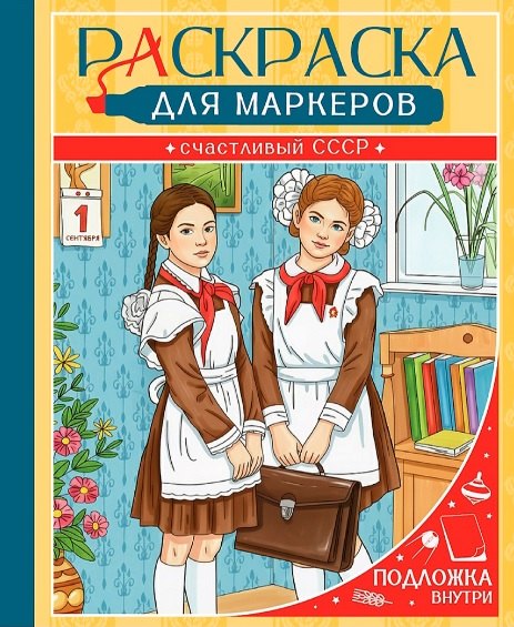 None Счастливый СССР. Раскраска для маркеров