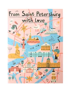 Записная книжка А6 СПб "Марка. From Saint Petersburg.new" 