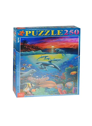 Пазлы 250 А3ф Морской мир (250П33_07942) (28х40см) (3-99л.) (Hatber) (коробка) 2473388