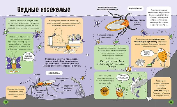 Книга Насекомые и не только. От шмелей до навозных жуков: все ползуче-летучие факты, рекорды и достижения (Нудл Фьюэл) — 6