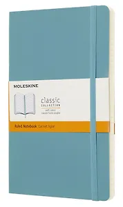 Блокнот, Moleskine, Молескин Classic Soft Large 130*210мм 192стр. линейка мягкая обложка фиксирующая резинка гол