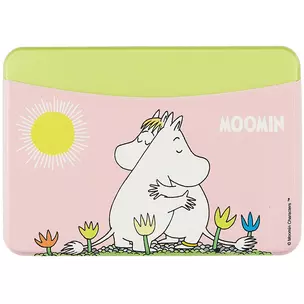 Чехол для карточек горизонтальный MOOMIN Муми-тролль и Фрекен Снорк обнимаются (МТЧ2021-01) — 2867818 — 1