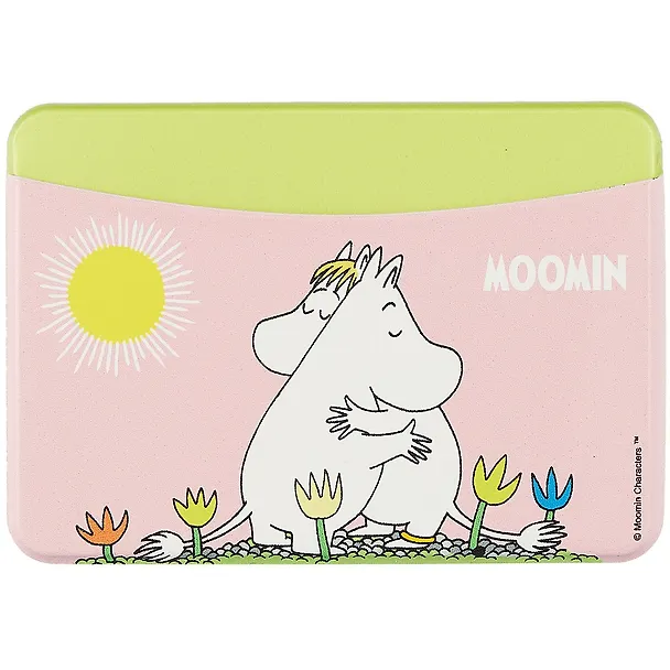 Чехол для карточек горизонтальный MOOMIN Муми-тролль и Фрекен Снорк обнимаются (МТЧ2021-01) 2867818 — 1