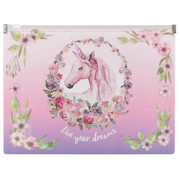 Папка на молнии А5 «Unicorn. Live your dreams» 247935 — 1
