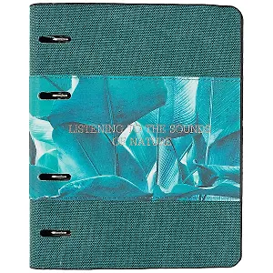 Тетрадь на кольцах в клетку InFolio, Nature зеленый, 120 листов