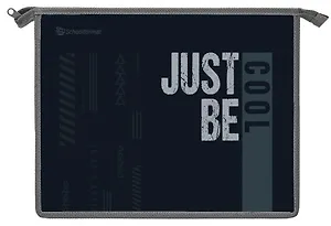 Папка для тетрадей А5 "ЧЕРНЫЙ МИНИМАЛ" 235*190*50, пластик, молния сверху