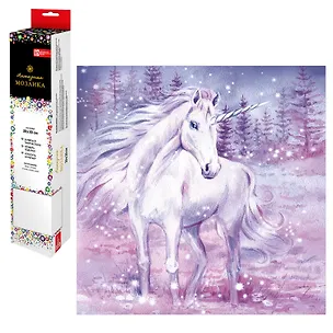Набор для творчества. Алмазная мозаика "Сказка о Единороге", 30 х 30 см 2958185