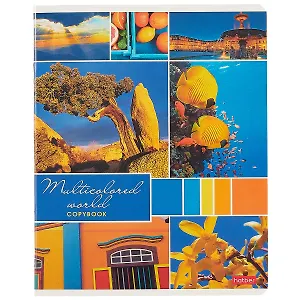 Тетрадь в клетку Hatber, "Разноцветный мир", 48 листов, в ассортименте