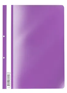 Папка-скоросшиватель А4 "Fizzy Vivid" перфорация, пластик, фиолетовый, ErichKrause