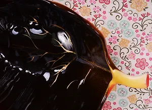 Конфетница керамика Лист (36х22х15) (1067082)