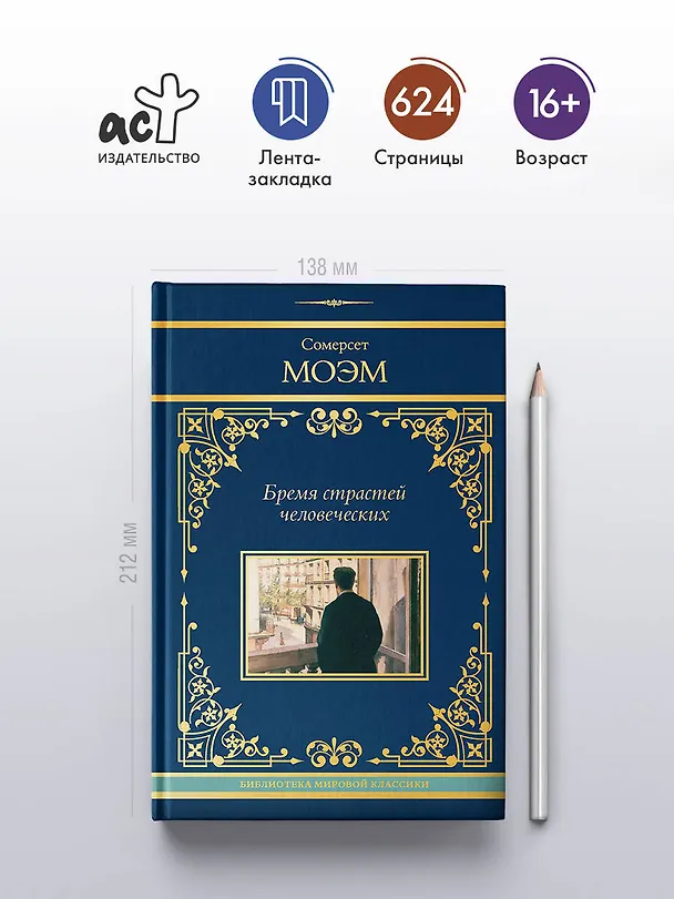Книга Бремя страстей человеческих: роман (Сомерсет Моэм) — 5