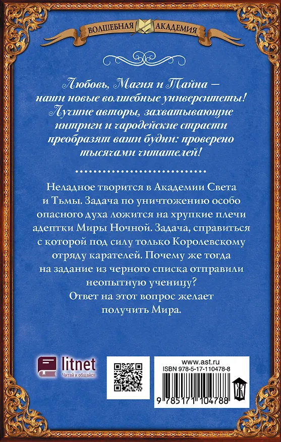 Книга Академия Света и Тьмы. Заклинательница Духов (Настя Любимка) — 2