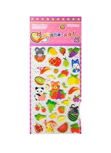 Наклейка декоративная зефирная 4 Фрукты 1 (70х160) (Наклей-ка) (упаковка)