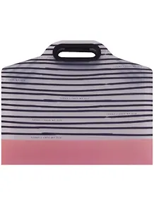 Папка-портфель на двух кнопках "Зигзаги и полосы"