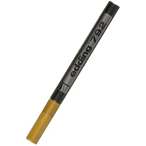 Маркер 792 лаковый, золотой, 0,8мм, Edding