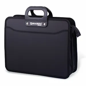 Папка-портфель  А4 на 3 отд., черный