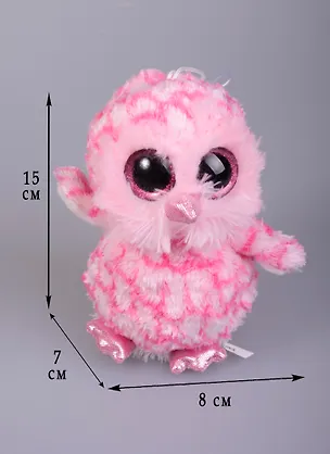 Мягкая игрушка Совенок розовый, 15см (11-01060-10-5) 2574246