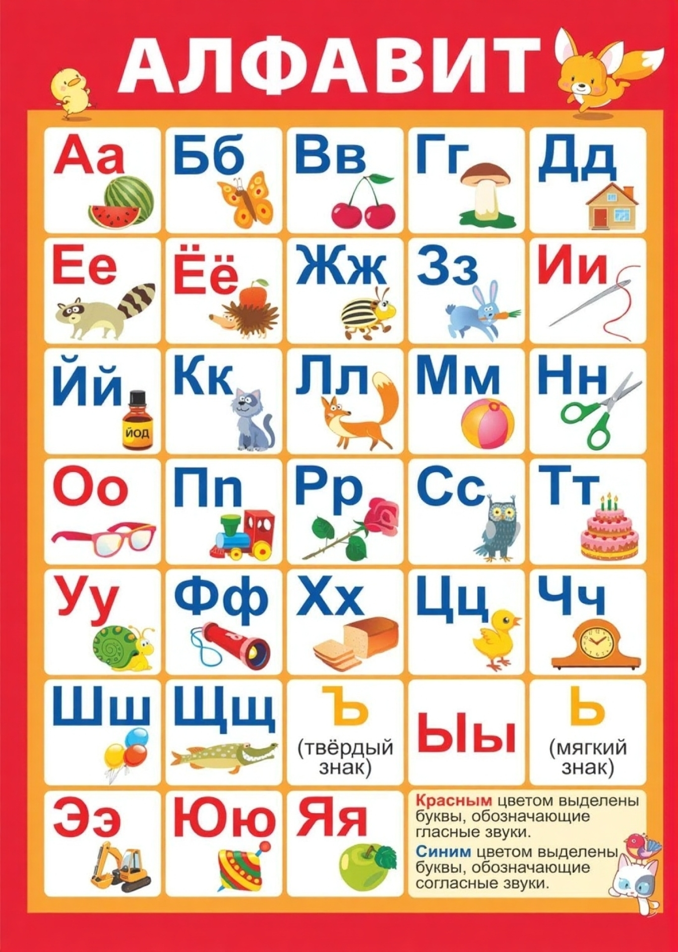 Плакат "Алфавит" (Формат А2)