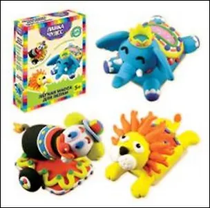 Набор Легкая масса для лепки Цирк на колесах (110-18283) (9х8гр) (Лавка чудес) 2333943