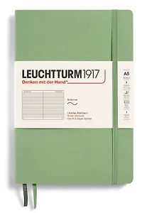 Книга для записей A5 61л лин. "Classic" мягк.обложка, цвет шалфей, Leuchtturm1917