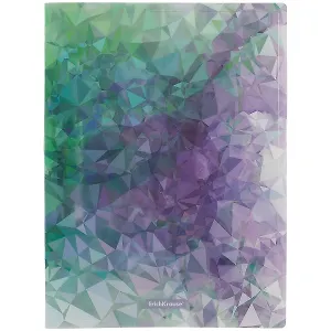 Папка с бок.прижимом A4 "Violet Dynamique" пластик, Erich Krause