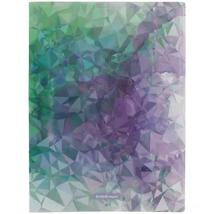 Папка с бок.прижимом A4 "Violet Dynamique" пластик, Erich Krause 259522