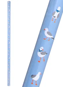 Бумага упаковочная 70*100см "Чайки"