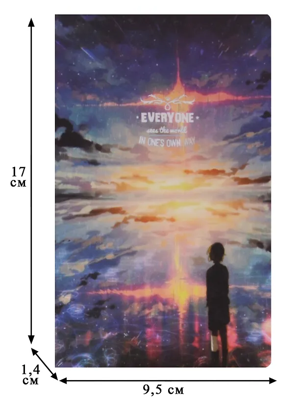 Блокнот Космос Everyone (160стр) (17х9,5) 2546238 — 4