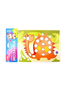 Км-006 Увлекательная мозаика Динозаврик (4+) (набор для творч.) (упаковка) (LORI)