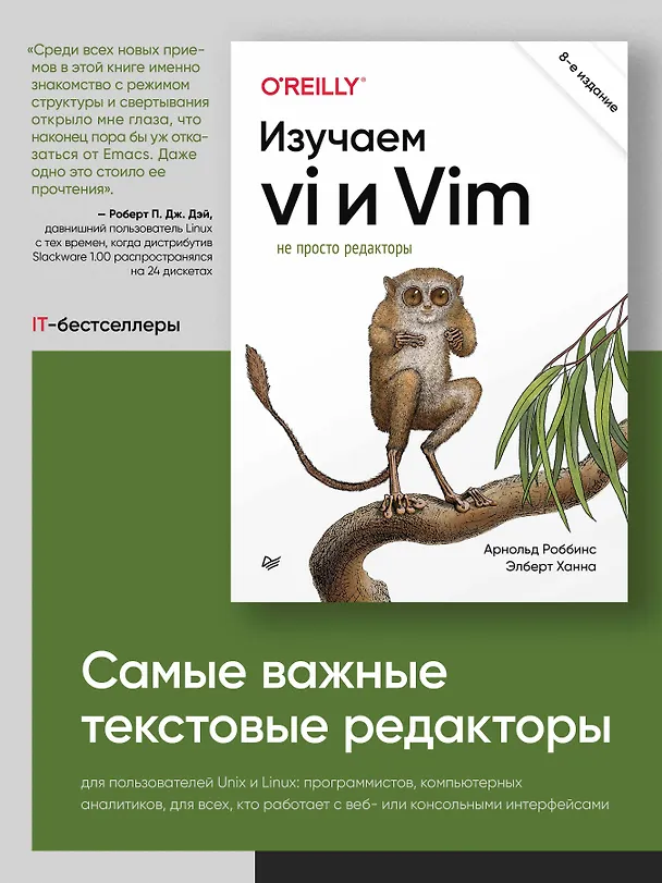 Книга Изучаем vi и Vim. Не просто редакторы. 8-е изд. (Арнольд Роббинс, Ханна Элберт) — 3