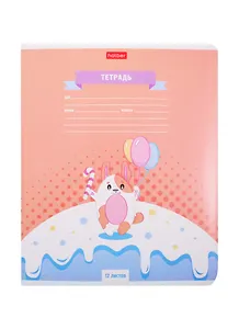 Тетрадь в клетку Hatber, "Вкусняшки", 12 листов, в ассортименте