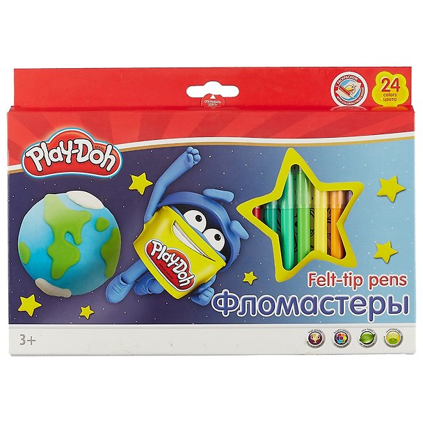 Фломастеры Play -Doh, 24 цвета 248096 — 1