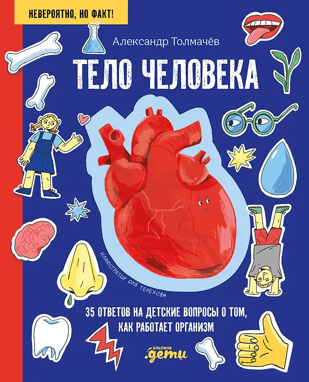 Книга Тело человека. 34 ответа на детские вопросы о том, как работает тело (Александр Толмачев) — 1