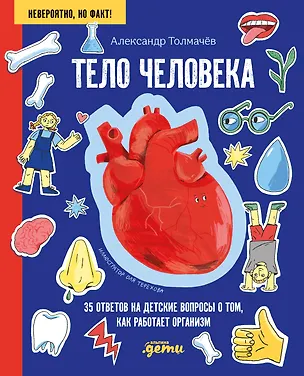Книга Тело человека. 34 ответа на детские вопросы о том, как работает тело (Александр Толмачев)