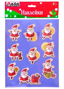 Наклейка 21,5x31,5 см "Новый год"