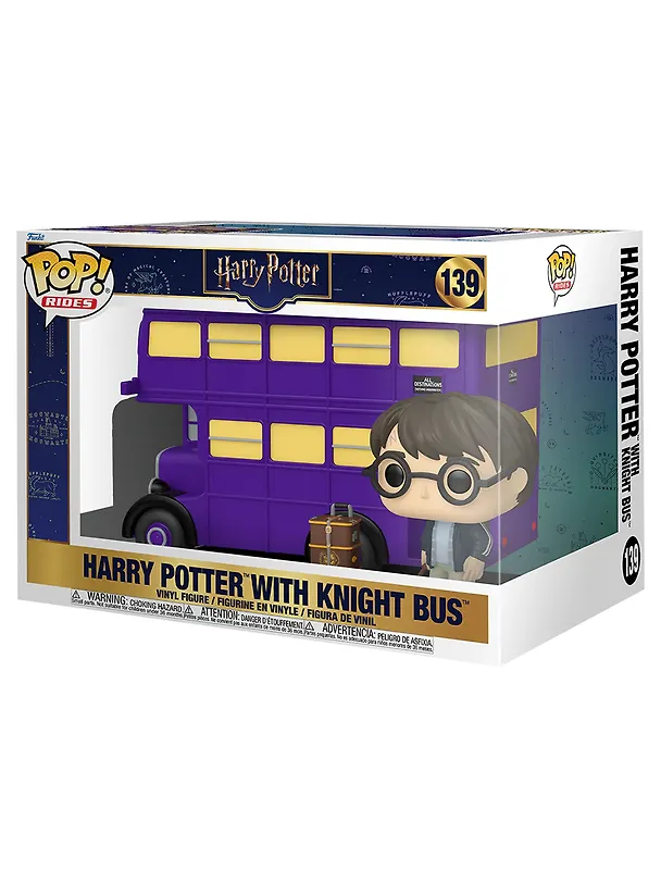 Фигурка Funko POP! Rides Harry Potter Harry Potter with Knight Bus (139) (Fun76855) 3127458 — 2