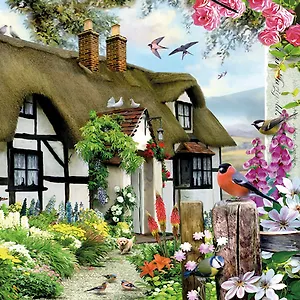 Салфетки Maki бум. сервировочные Домик (SLOG018001) (33х33) (20шт) (3сл)