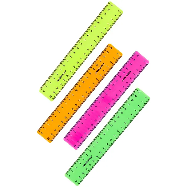Линейка 20 см «Neon Solid», Erich Krause, в ассортименте 262149 — 5