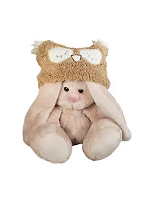 Мягкая игрушка Зайка Ми в шапке-сове (15см) (SidX-076)