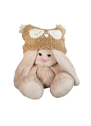 Мягкая игрушка Зайка Ми в шапке-сове (15см) (SidX-076) 2428339