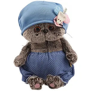 Игрушка мягкая Budi Basa, Басик BABY в шапочке с мышкой 2775356